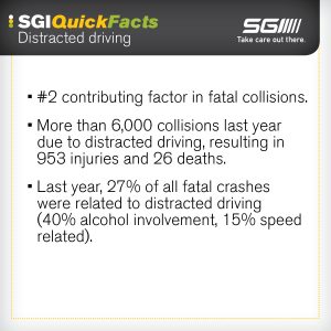 SGI Distracted Driving Quick Facts